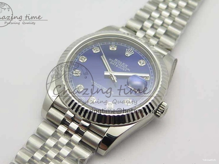 DateJust Noob Dial Best 1:1 Blue SS Jubilee On Diamond 228238 A3235 Edition Bracelet 0122
